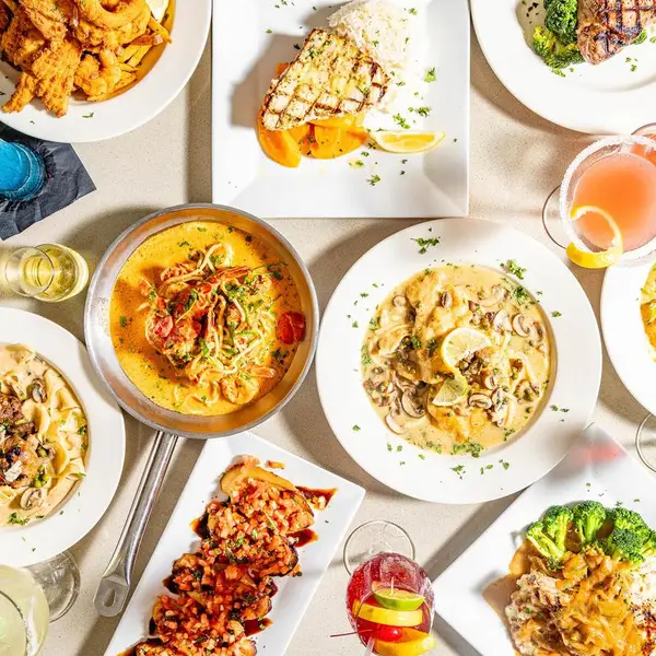 A table full of Giardino's dishes