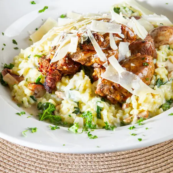 Steak Tips Risotto